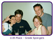 11th Place - Greek Spongers