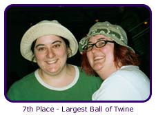 7th Place - Largest Ball of Twine