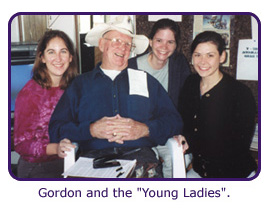 Gordon and the "Young Ladies"